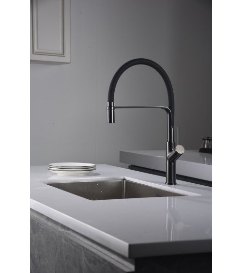 Grifo de cocina  SENA black gun metal
