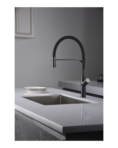 Grifo de cocina  SENA black gun metal