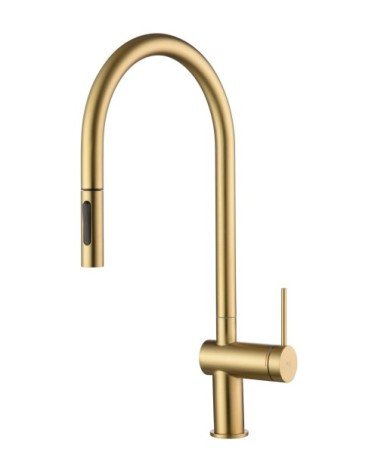 Grifo de cocina  BERNA oro cepillado