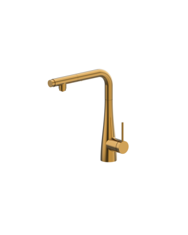 Grifo de cocina  SPLIT  para osmosis oro cepillado