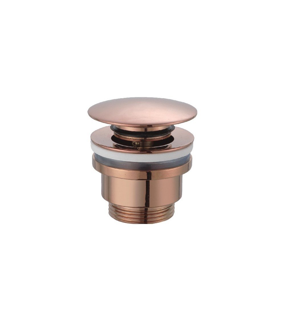 Válvula click-clack PVD oro rosa cepillado
