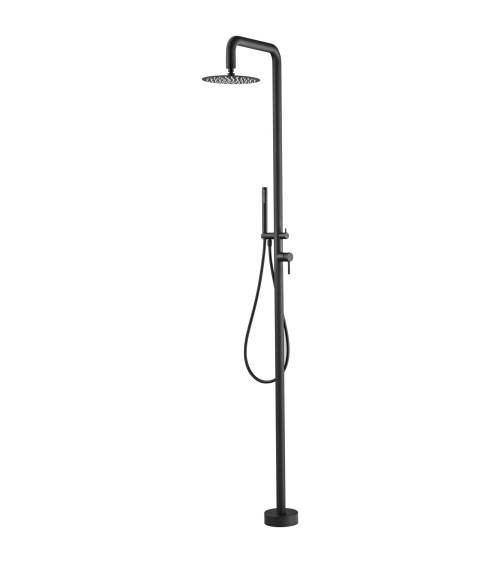 Grifería de piscina florida acero s.316 negro mate