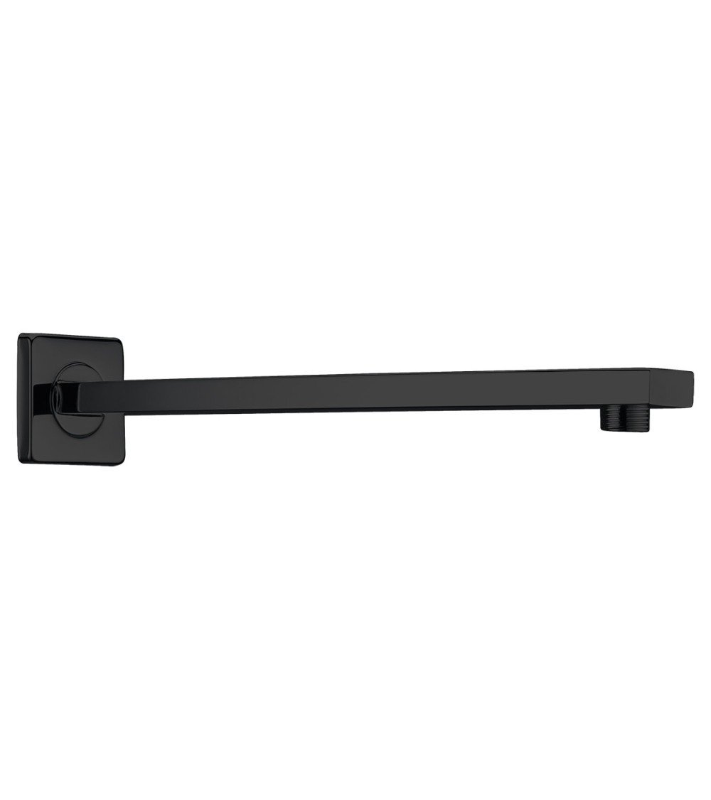 Brazo pared cuadrado negro mate