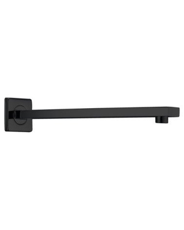 Brazo pared cuadrado negro mate